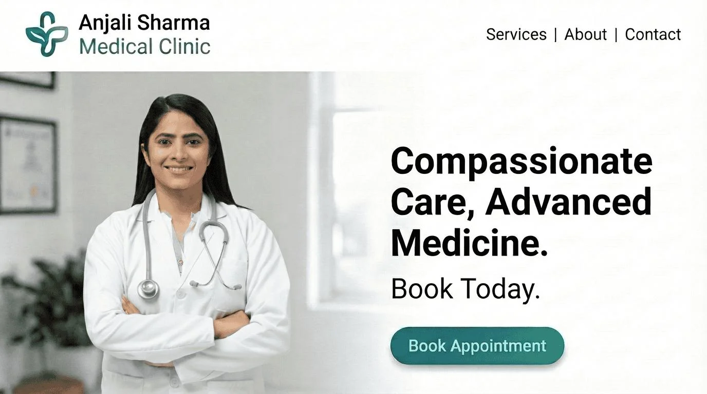 Anjali Sharma Medical Clinic website