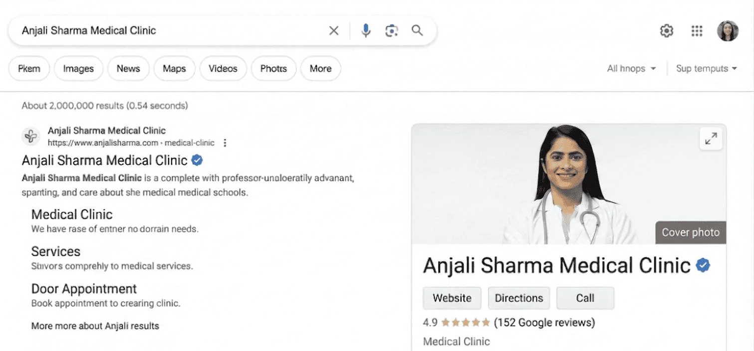 Google My Business mockup