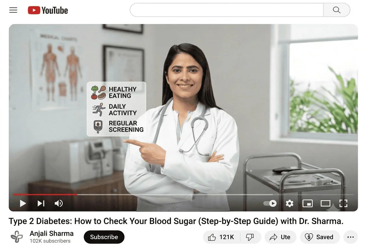 YouTube mockup